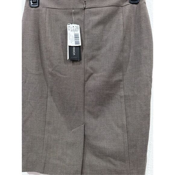 Le chanteau brown women pencil skirt size 4 - Picture 4 of 7